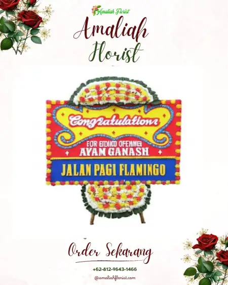 Sewa Papan Bunga Kamasan